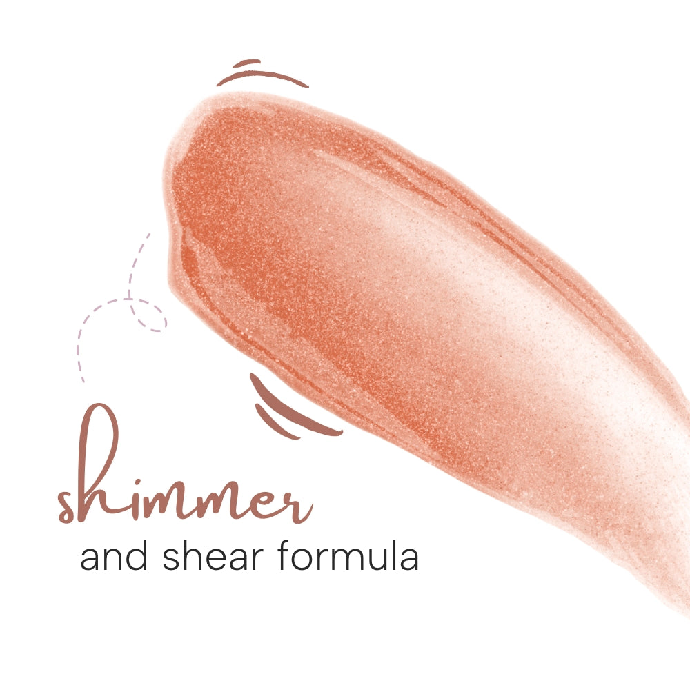Shimmer Lip Gloss | Cheap Lip Gloss | Best Peach Lip Gloss